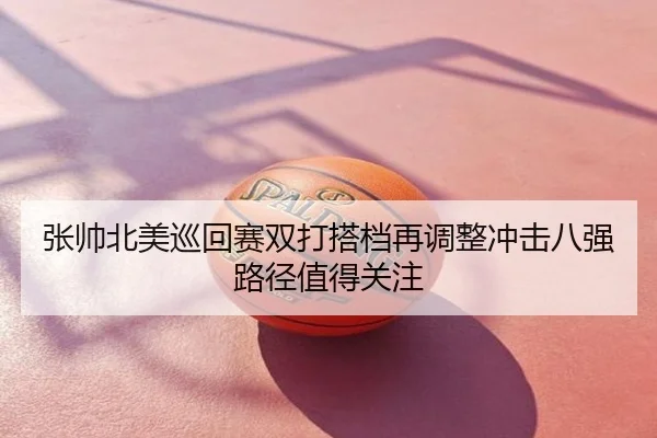 张帅北美巡回赛双打搭档再调整冲击八强路径值得关注